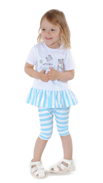 Комплект трикотажный для девочки 2-8 лет Fleur de Vie