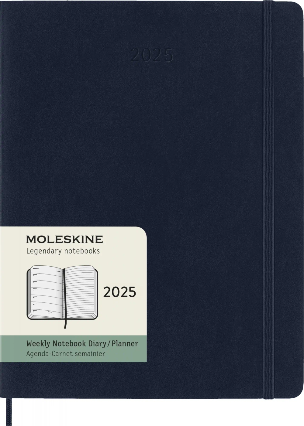 Еженедельник Moleskine Classic Soft WKNT XL (DSB2012WN4) 19х25см мягкая обложка синий сапфир