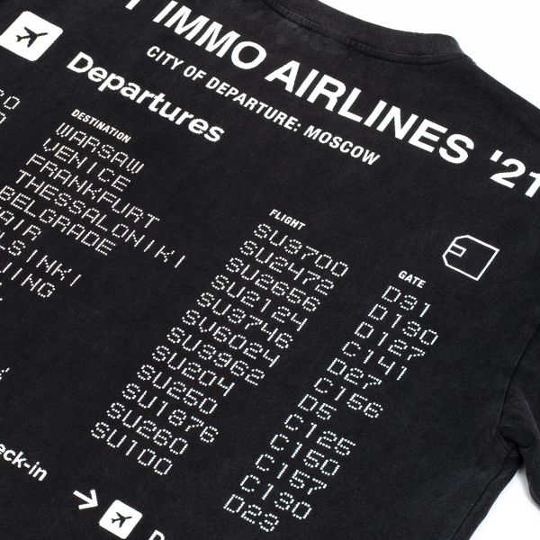 Футболка «Airline» черная - фото 4