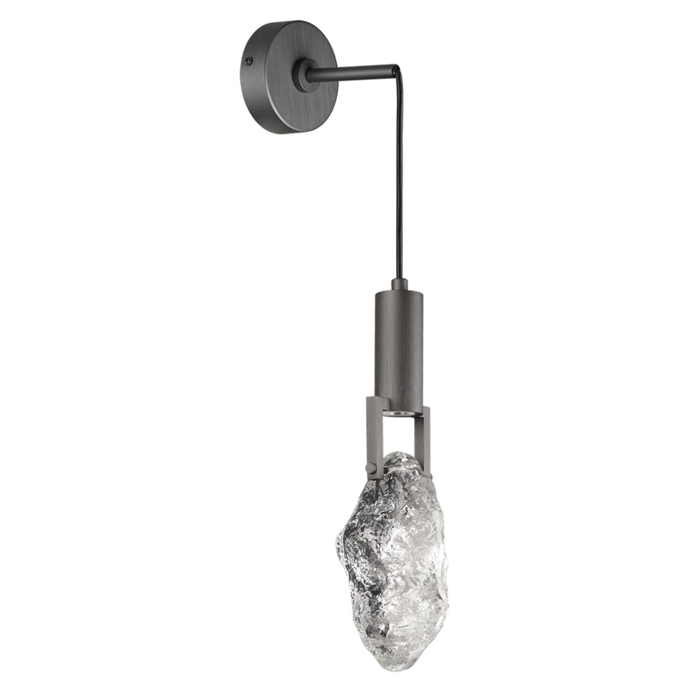 6695/5WL MIDCENT ODL24 239 Настенный светильник брашир. черный/металл/стекло IP20 LED 5W 200Лм 3000K LIA