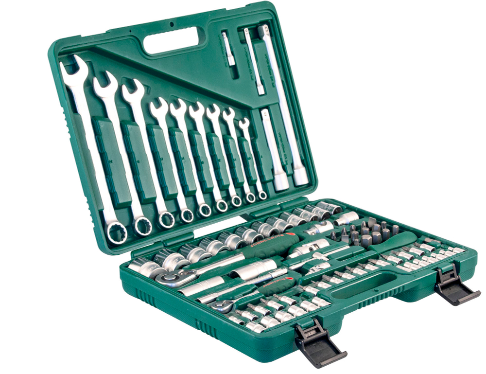 S04H52482S Набор инструмента универсальный 1/4", 1/2"DR, 82 предмета