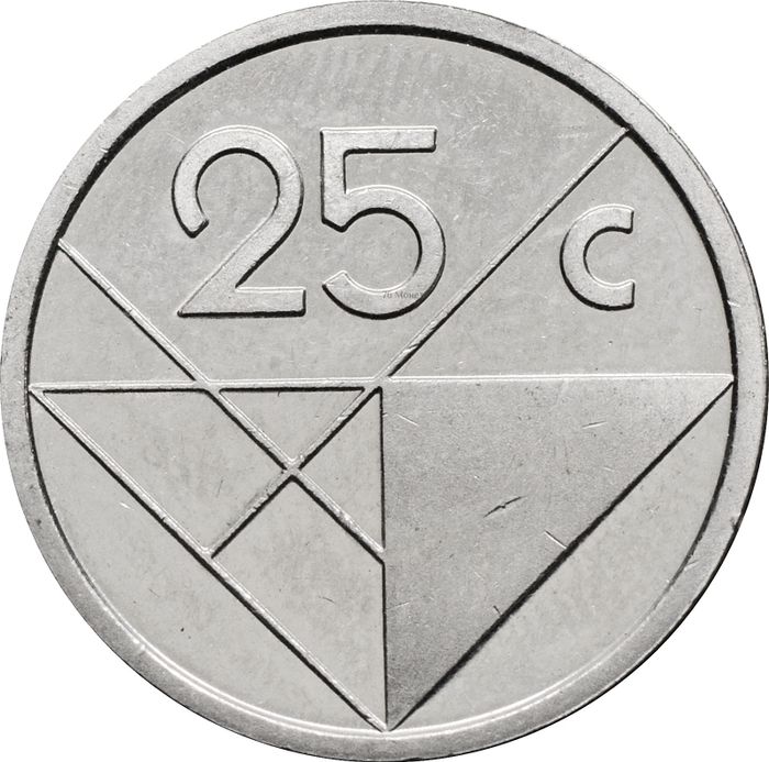 25 центов 1986-2024 Аруба