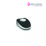 Черная пробка Mystim Rocking Vibe S с возможностью подключения к электростимулятору - 9,7 см. (Цвет: черный)