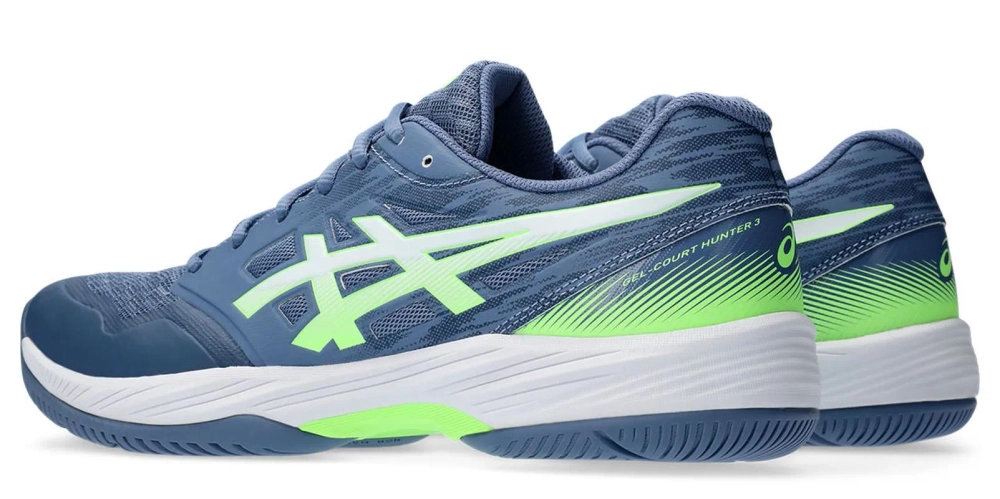 Мужские кроссовки для сквоша/бадминтона Asics Gel-Court Hunter 3 - denim blue/lime burst
