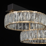 Citilux PALANT CL325162 LED Люстра хрустальная Чёрный+Бронза