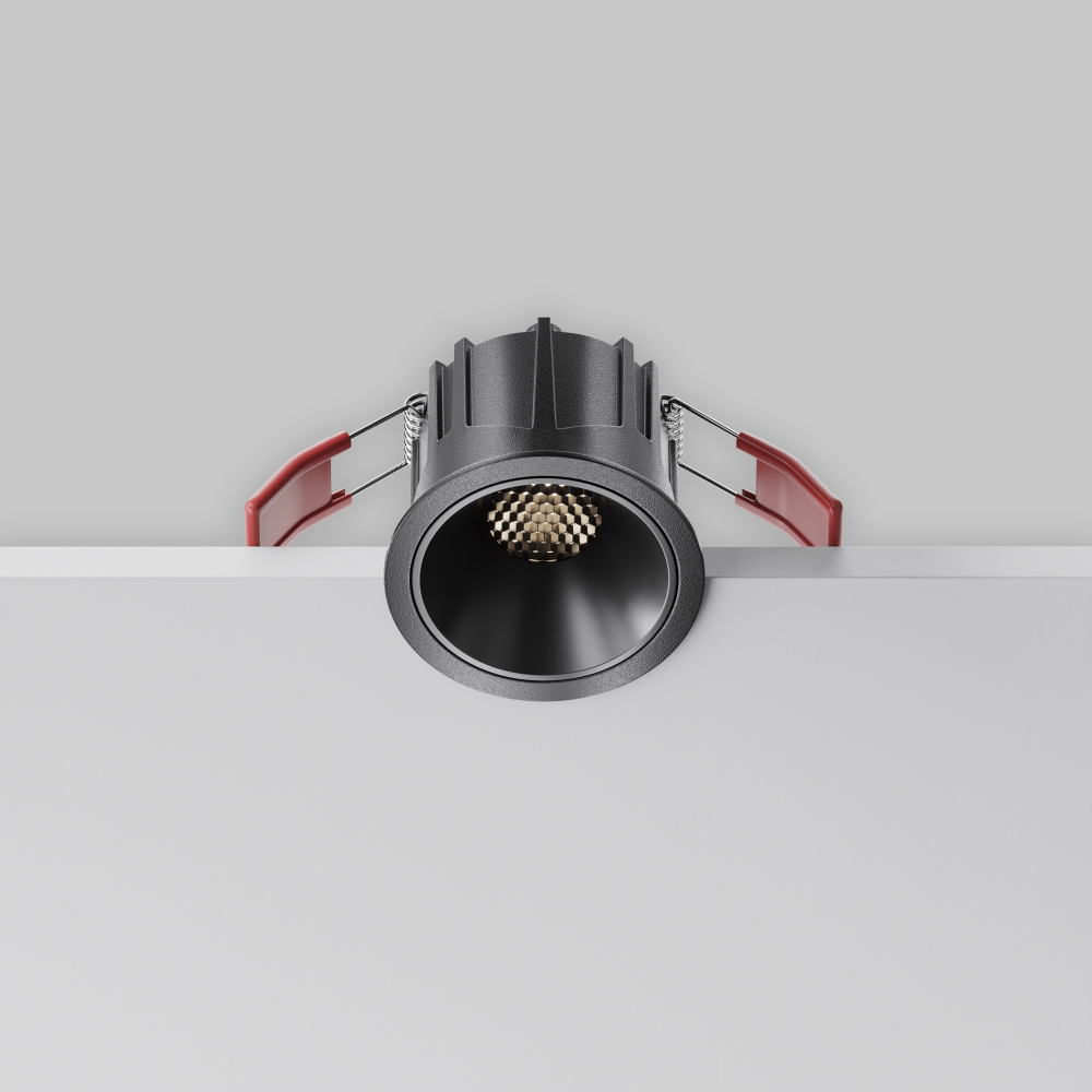 Встраиваемый светодиодный светильник Maytoni Alfa LED DL043-01-10W4K-RD-B-1