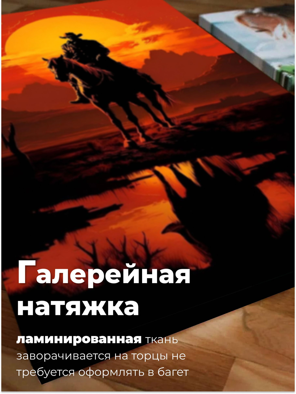Картина Путь всадника модульная 50x70см 2шт.