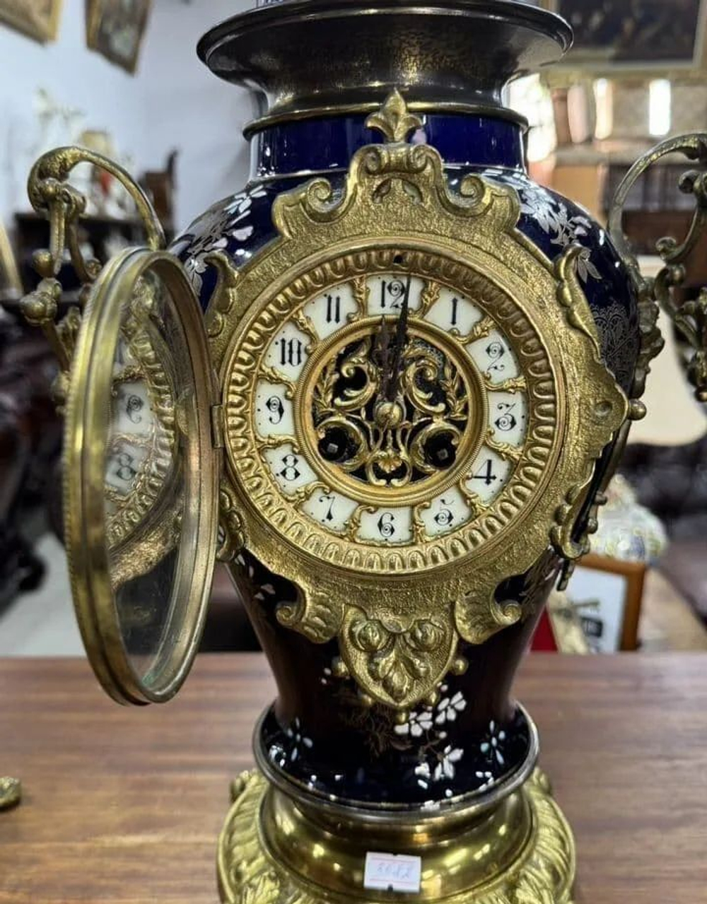 Каминный комплект часы и канделябры 2 шт