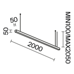 Линейный светильник Technical LL312024
