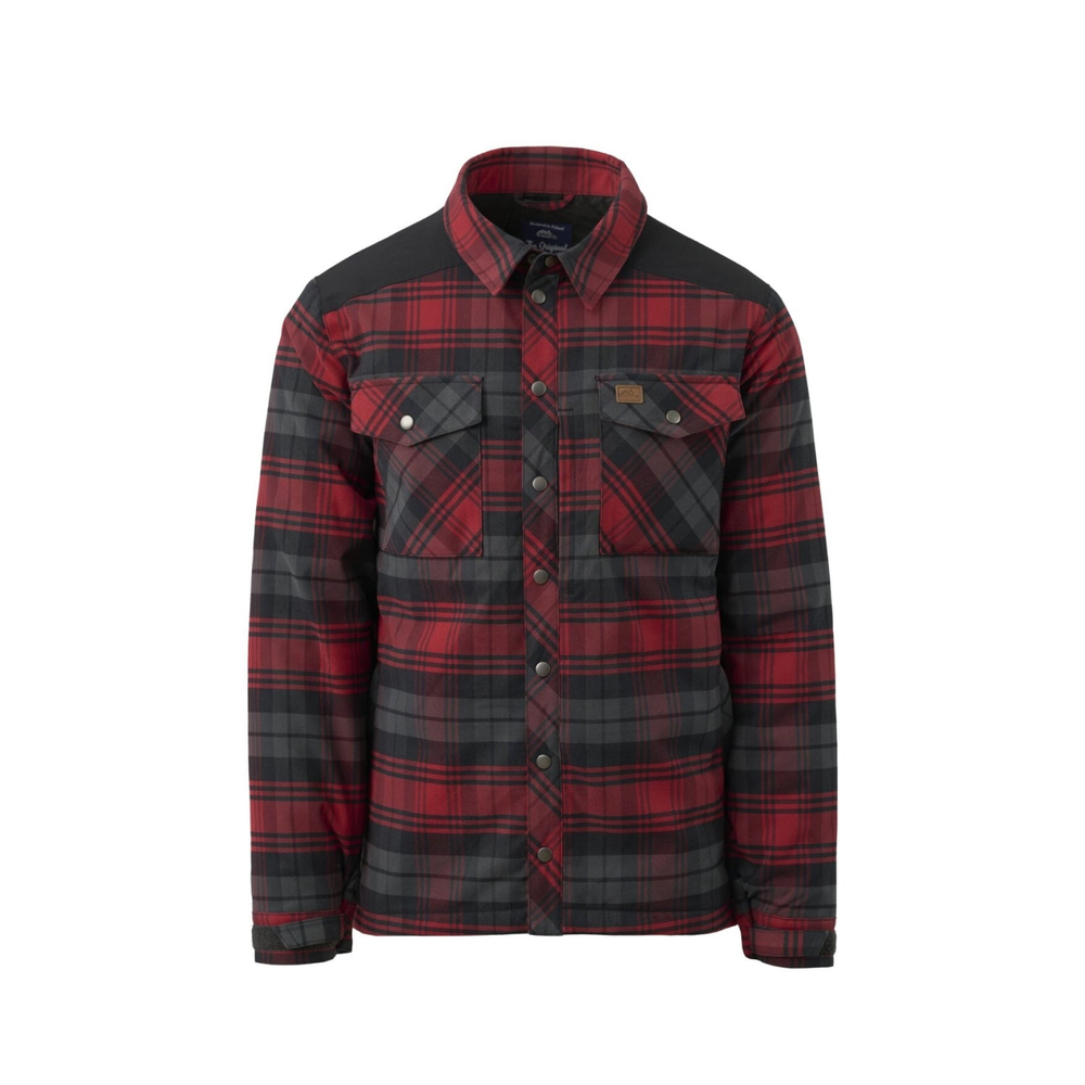 Рубашка Helikon-Tex Winter Warden Shirt Slate Crimson Plaid (3XL/Regular, Slate Crimson Plaid)