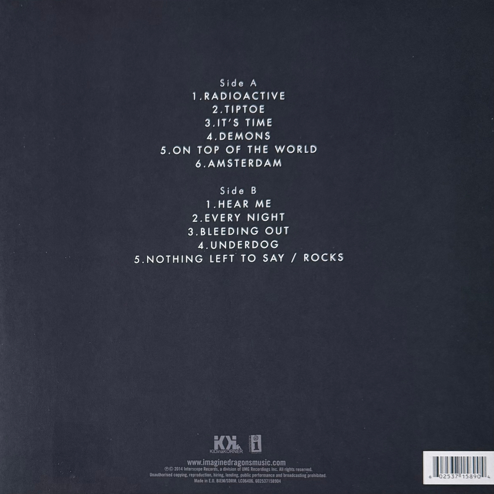 Виниловая пластинка Imagine Dragons ‎– Night Visions LP