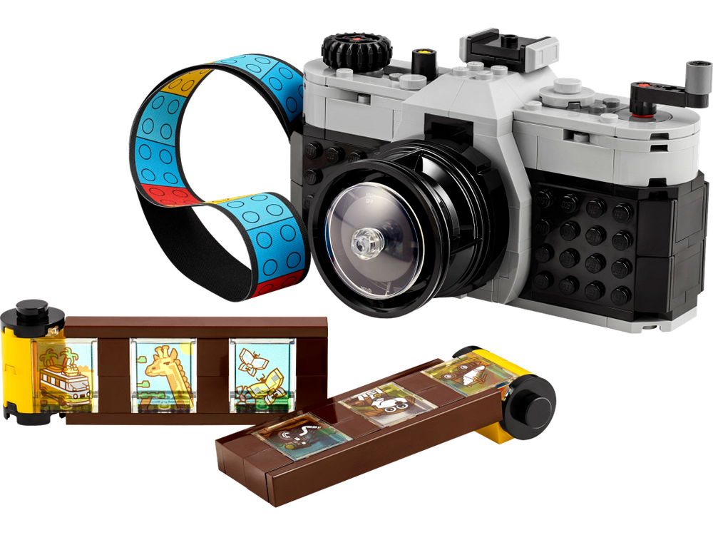 Конструктор Лего Креатор Ретро‑камера 3‑в‑1 | LEGO Creator Retro Camera 31147 — 261 деталь (8+)