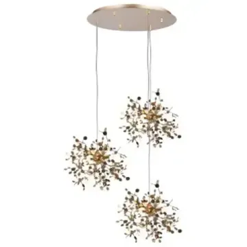 Подвесная люстра 9*G9 L3PR721132 золото Extra Lightstar