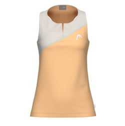 Женский теннисный топ Head Spirit Tank — apricot/light blue