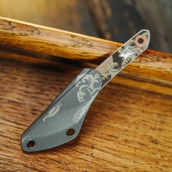 Нож NC Custom KOI Rabbit Blue, Grey