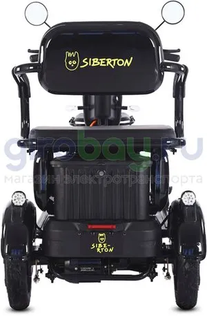 Электротрицикл SIBERTON S1 2000W (60V/21Ah) двухместный фото №9