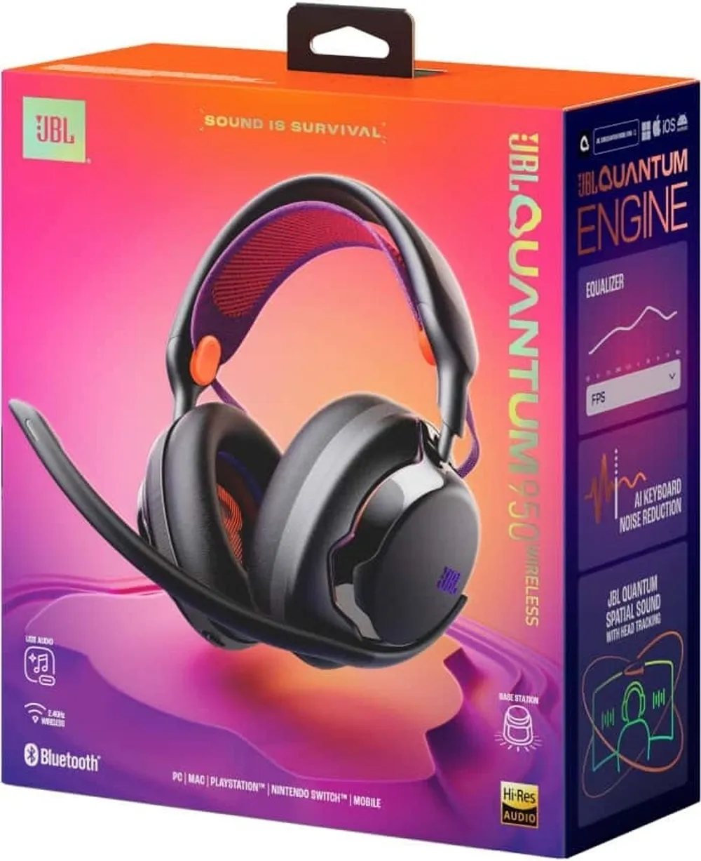Беспроводные игровые наушники JBL Quantum 950 Black - 13