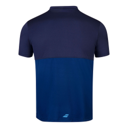 Мужское теннисное поло Babolat Play Polo Men - Dark Blue, Blue