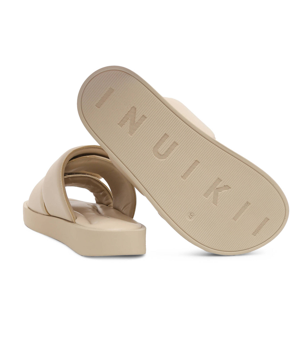 Шлепанцы PADDED DOUBLE BAND INUIKII - бежевый(70104-125)