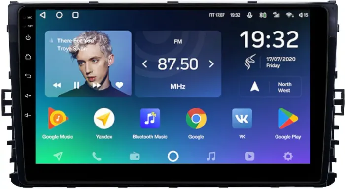 Магнитола для VW Jetta 7, Teramont, Taos, Multivan/Caravelle 2020+, Tiguan 2, Passat B8 - Teyes CC2 PLUS монитор 9" QLED, Android 10, Быстрая, SIM-слот