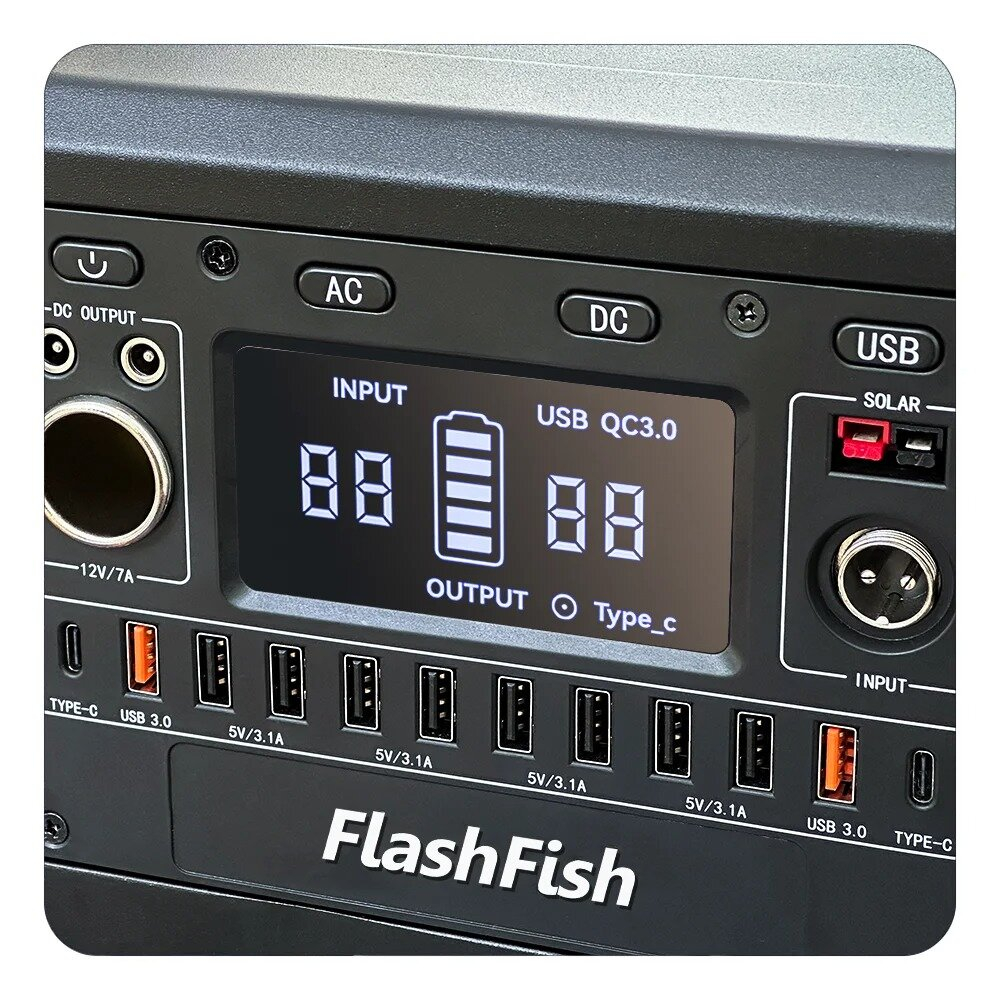 Электростанция портативная 1041.6WH(325.5ач/3.2В) 230В F132-230V Flashfish