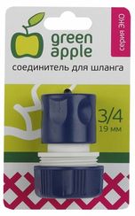 Коннектор Green Apple Эко шланг 3/4" (19мм) пластик 27969