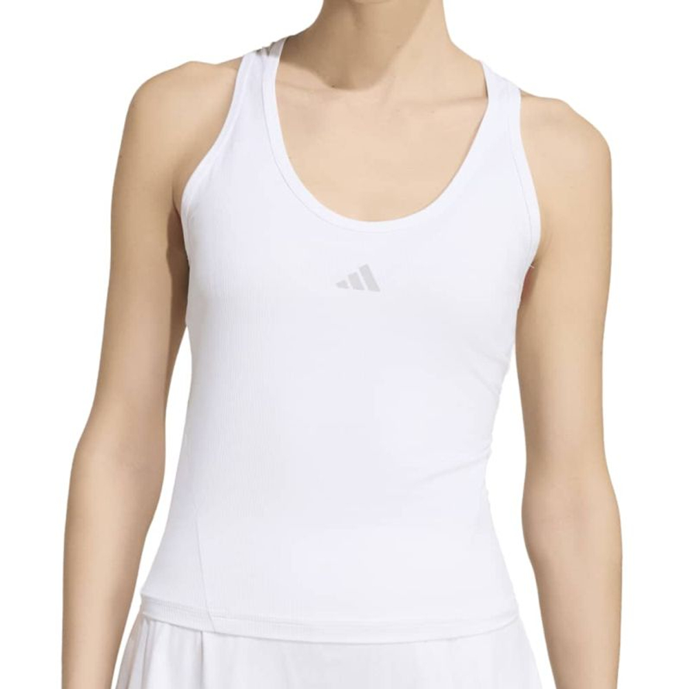 Женский теннисный топ Adidas Club Midi Tank - white