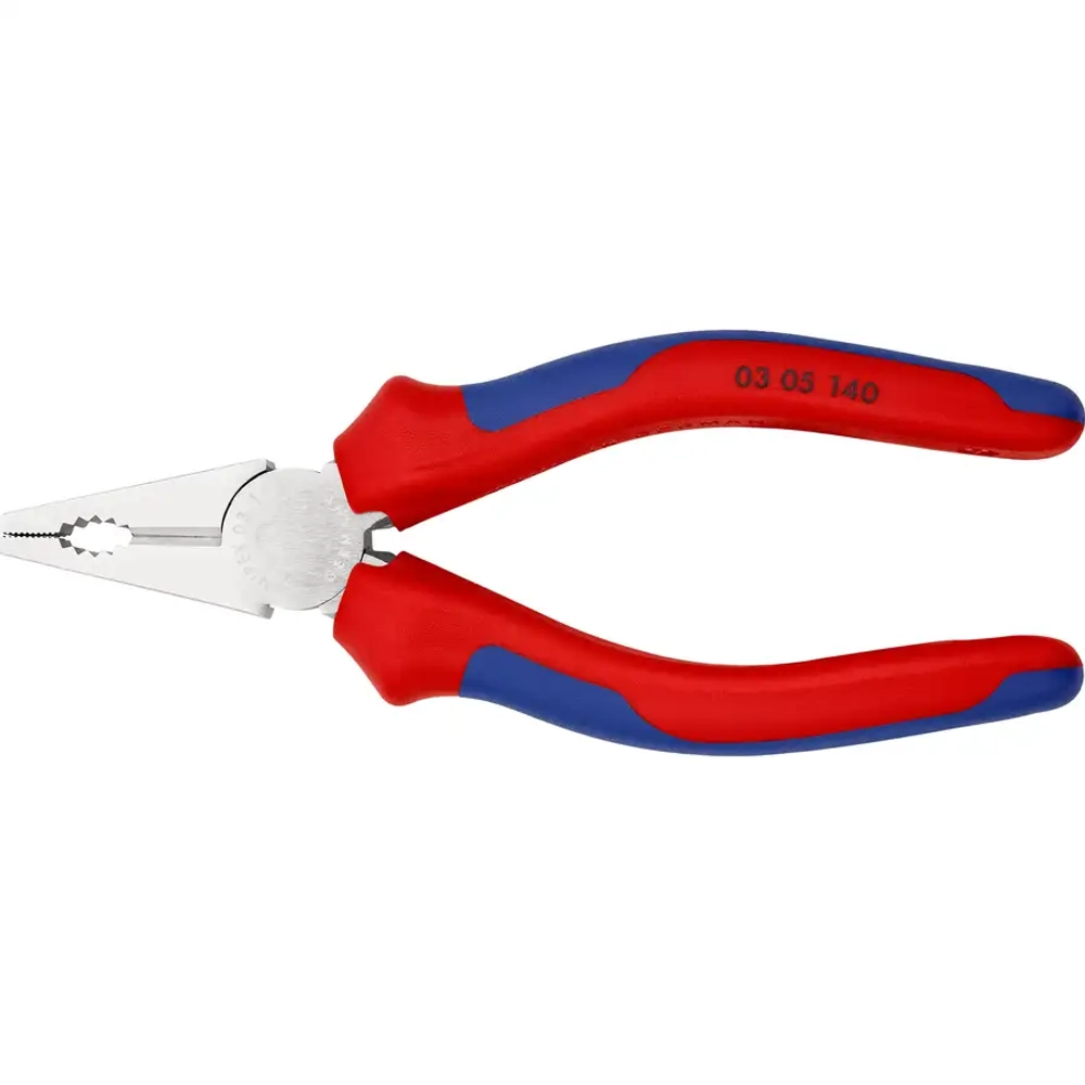 Плоскогубцы комбинированные хромированные 140 мм Knipex 03 05 140