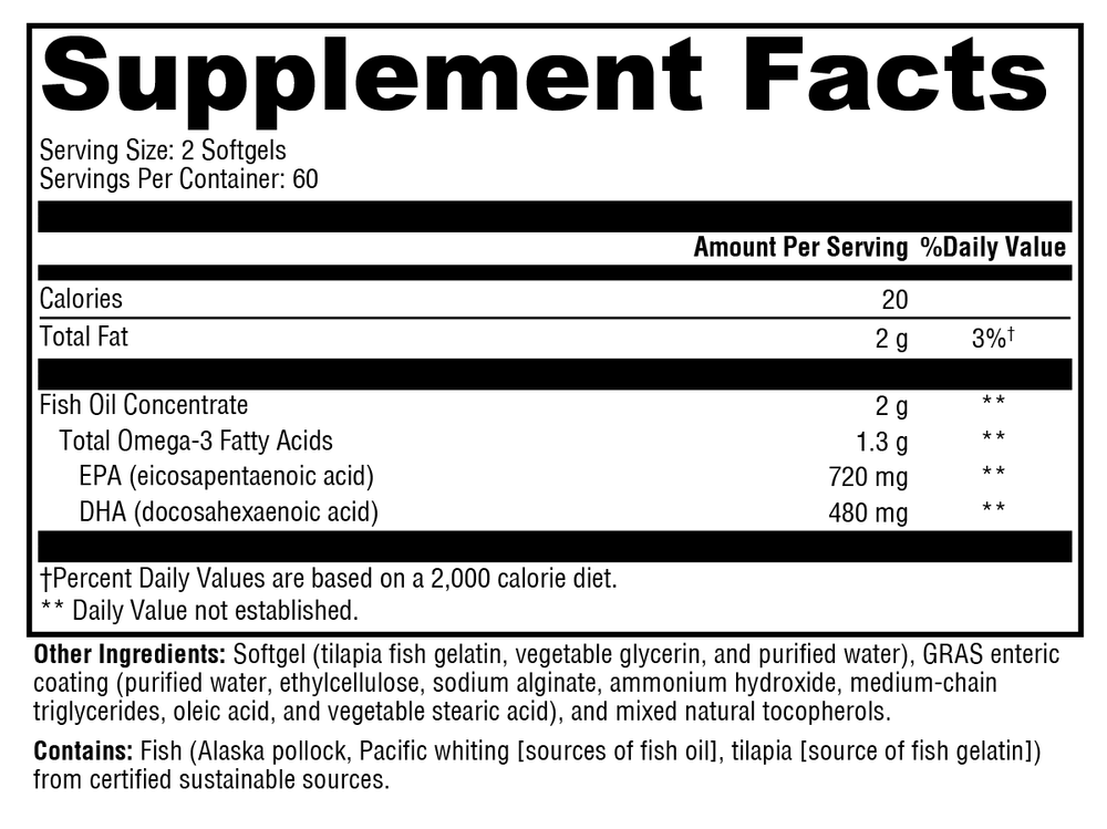 OmegaPure 600 EC™ 120 Softgels