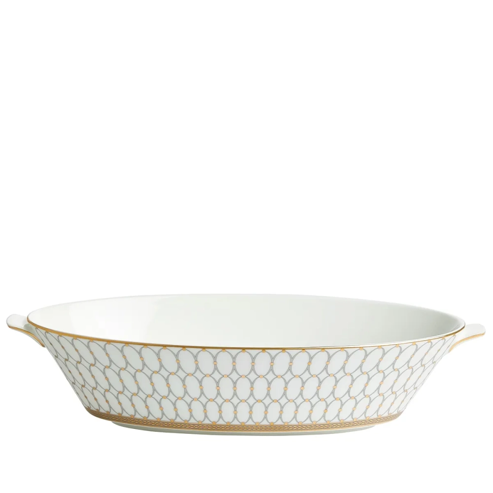 Wedgwood Овальная миска Renaissance Grey 33,9 см EAN 701587471879