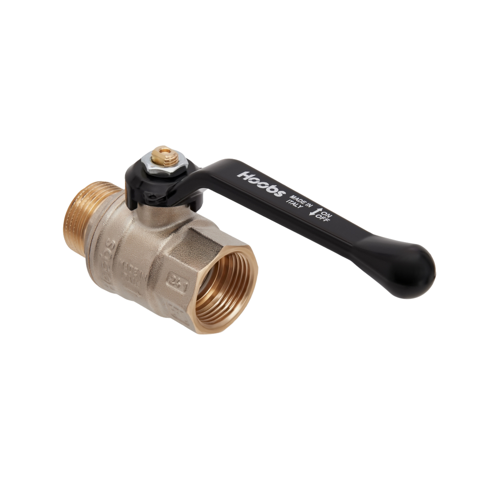 Кран шаровой Hoobs Orion 1 1/2" внутренняя-наружная (рычаг)