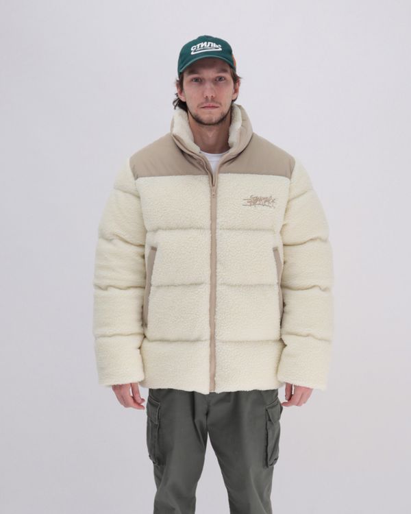 Пуховик Downjacket Sherpa Песочная - фото 4