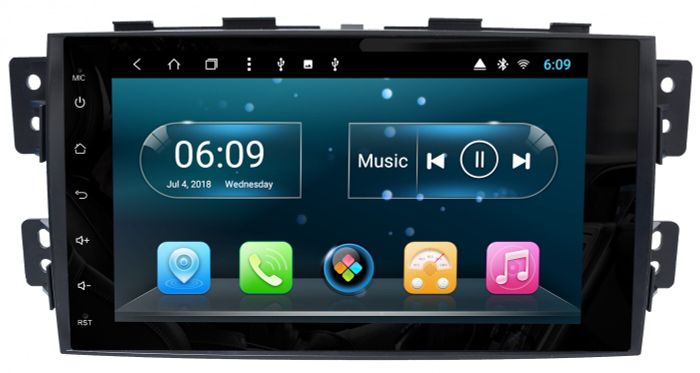 Магнитола для KIA Mohave 2008-2017 - Kuberg KR-9233-S9 на Android 8, SIM-слот