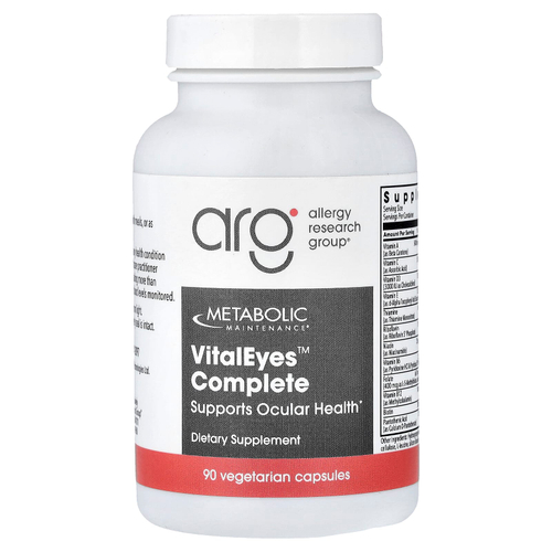 Metabolic Maintenance, VitalEyes™, комплекс с вегетарианскими капсулами, 90 вегетарианских капсул