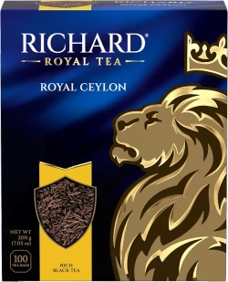 Richard Royal Ceylon Чёрный чай, 100×2г. Ричард