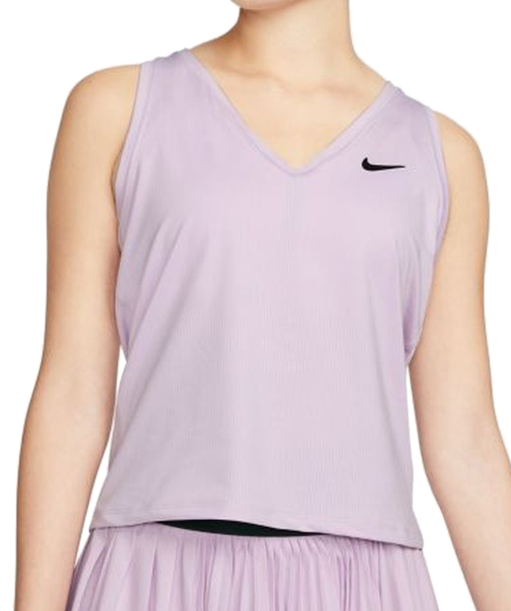 Женский топ теннисный Nike Court Dri-Fit Victory Tank W - doll/black