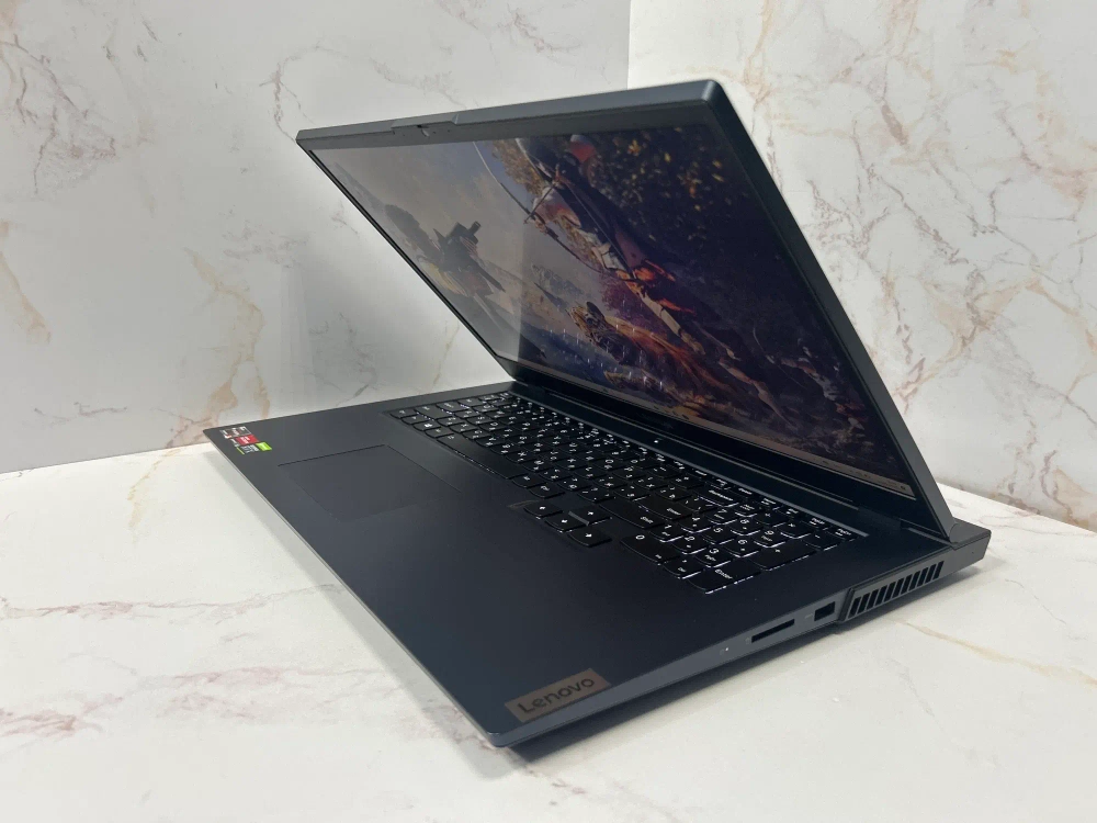 Ноутбук Lenovo Legion 5 17ACH6H (82JY0007RK) 17.3"/AMD Ryzen 7 5800H/RAM 16GB/SSD 512GB/nVidia GeForce RTX 3060 6GB/IPS 144Hz/1920*1080/DOS/Подсветка кл-ры: LED/черный. Состояние: C1