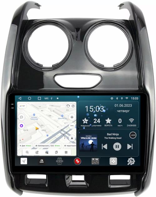 Магнитола для Renault Duster 2015-2020, Lada Largus 2021+ - RedPower 260 Android 10, Быстрая, QLED+2K, CarPlay, SIM-слот