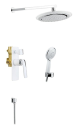 Душевой комплект Timo Helmi SX-4069/00 SM412 chrome white, 2-х режимная, белый/хром