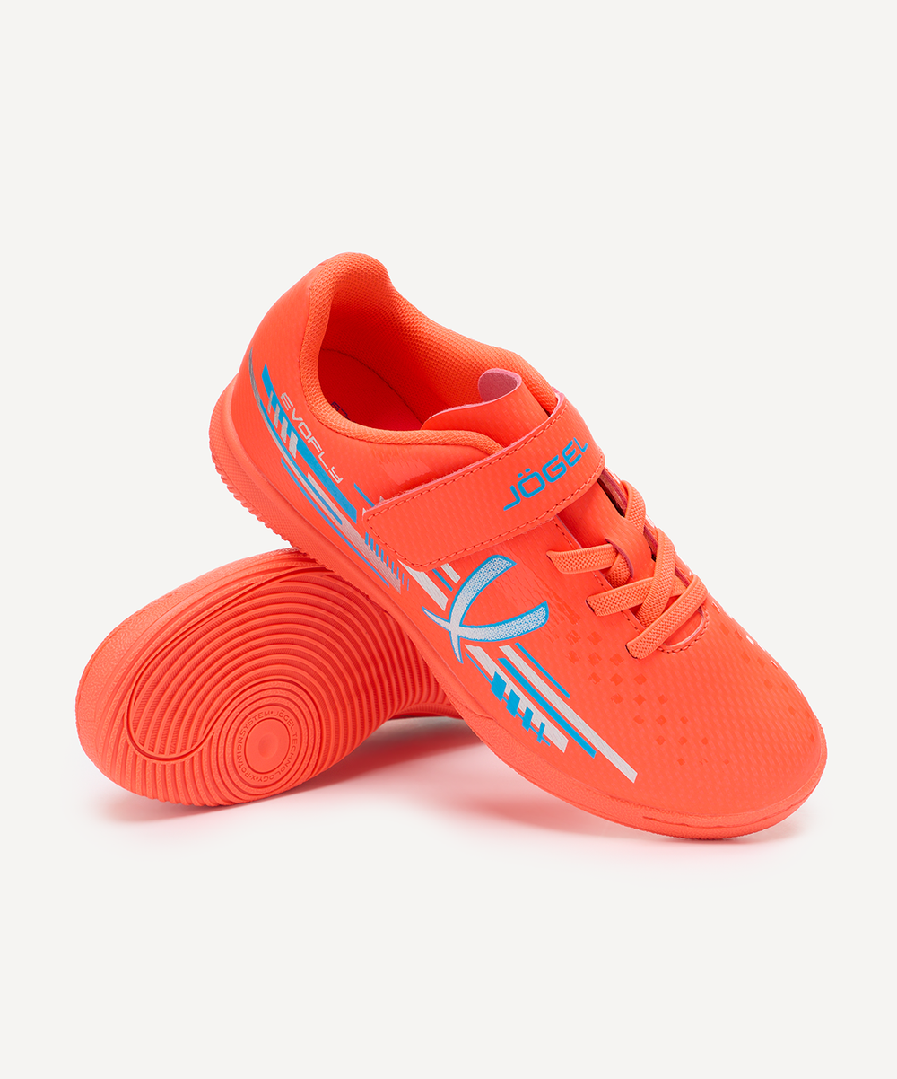 Бутсы футбольные Jogel Evofly IN Talant KIDS coral, коралловый