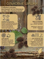 Шишки ольхи (соплодия) для свечей и декора