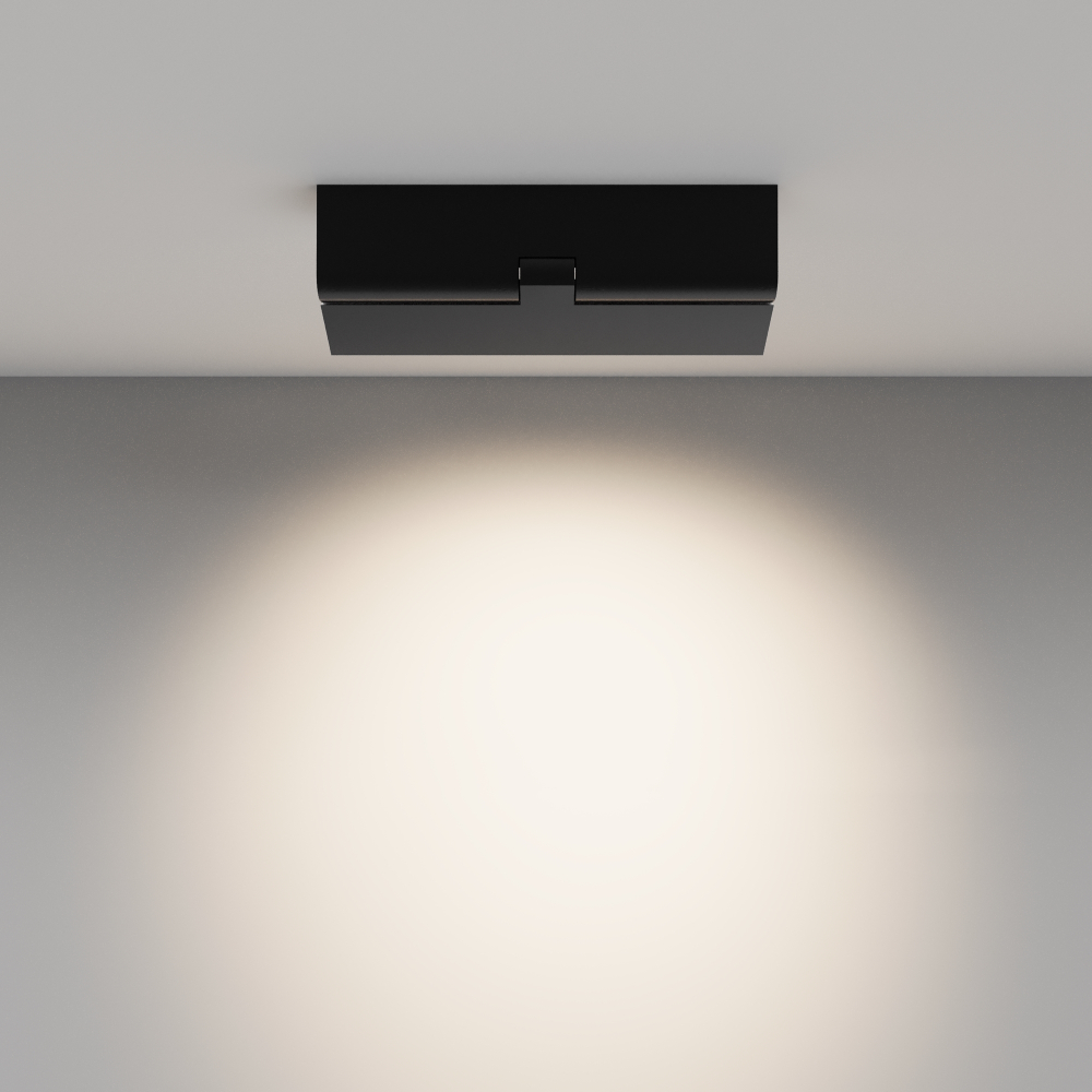 Потолочный светодиодный светильник Maytoni Points rot C136CL-12W4K-B