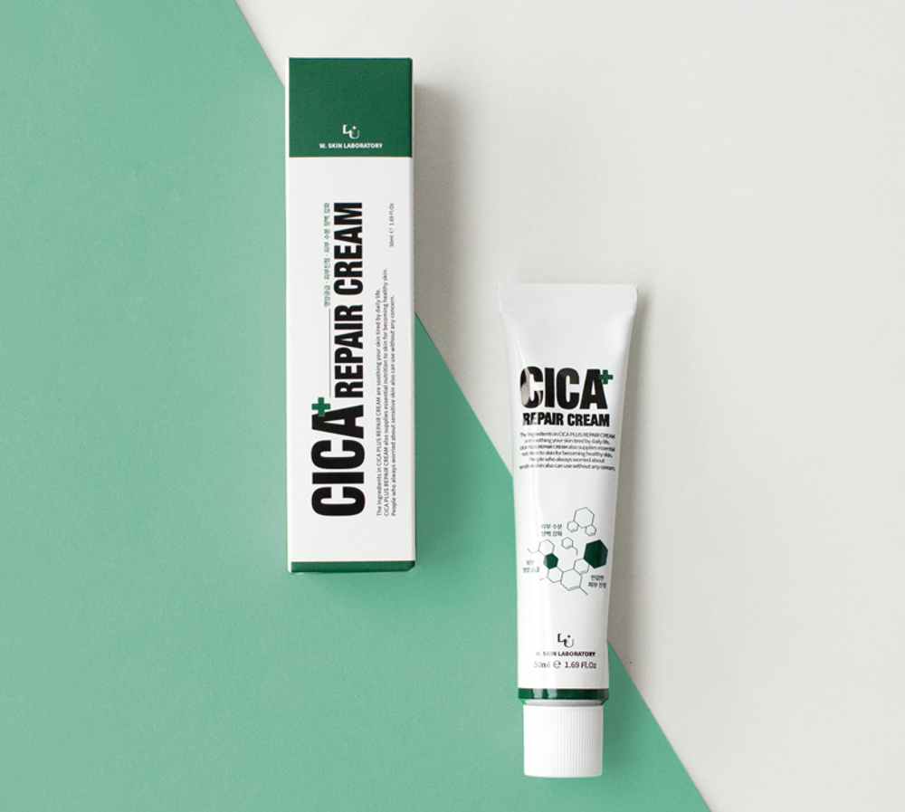 Крем для лица регенерирующий W.Skin Cica+ Repair Cream