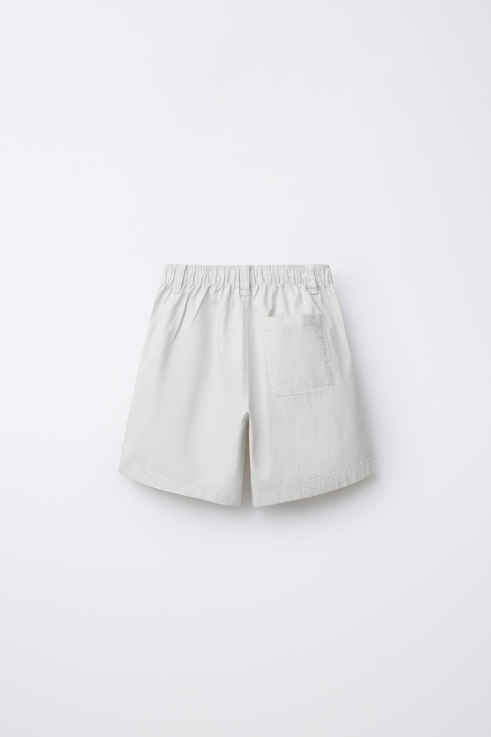ZARA ШОРТЫ BALLOON С ЭЛАСТИЧНЫМ ПОЯСОМ, ЭКРЮ