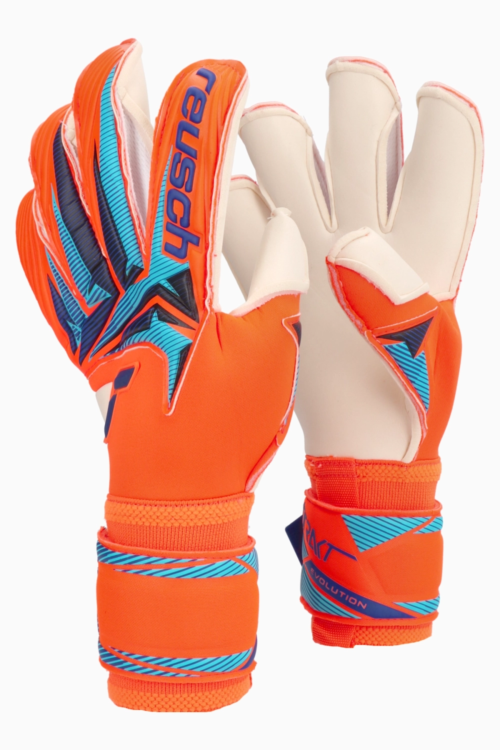 Вратарские перчатки Reusch Attrakt Gold X Evolution - оранжевый