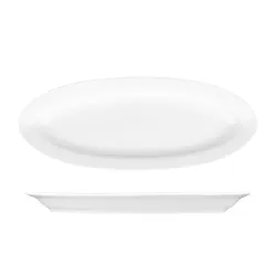 Блюдо овальное 29,5*12 см h2,8 см белое фарфор P.L. Proff Cuisine [6]