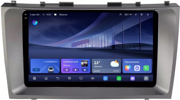 Магнитола для Toyota Camry 2006-2011 - Kuberg QLed+2K, Android 14, TS105, Быстрейшая, CarPlay, SIM-слот