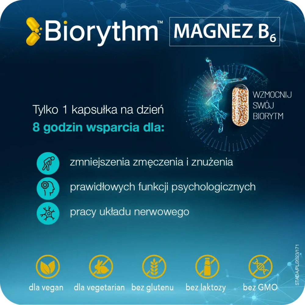 BIOrythm Magnesium B6 - 30 капсул