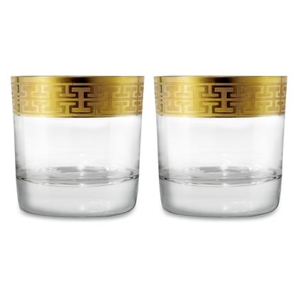 Набор стаканов для виски 2шт 397мл Zwiesel 1872 Hommage Gold Classic