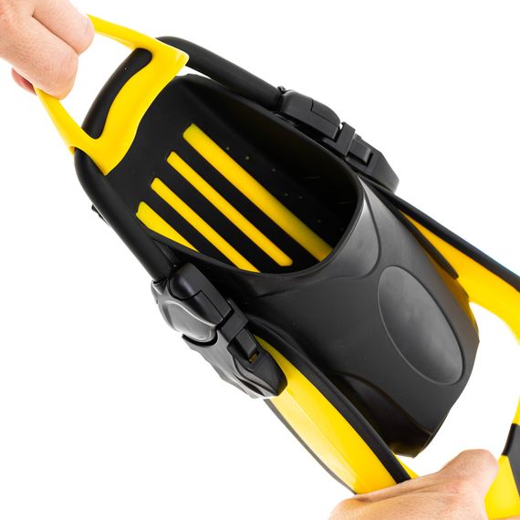 Ласты с открытой пяткой Marlin Scuba (Elastic Bungee Strap) желтые